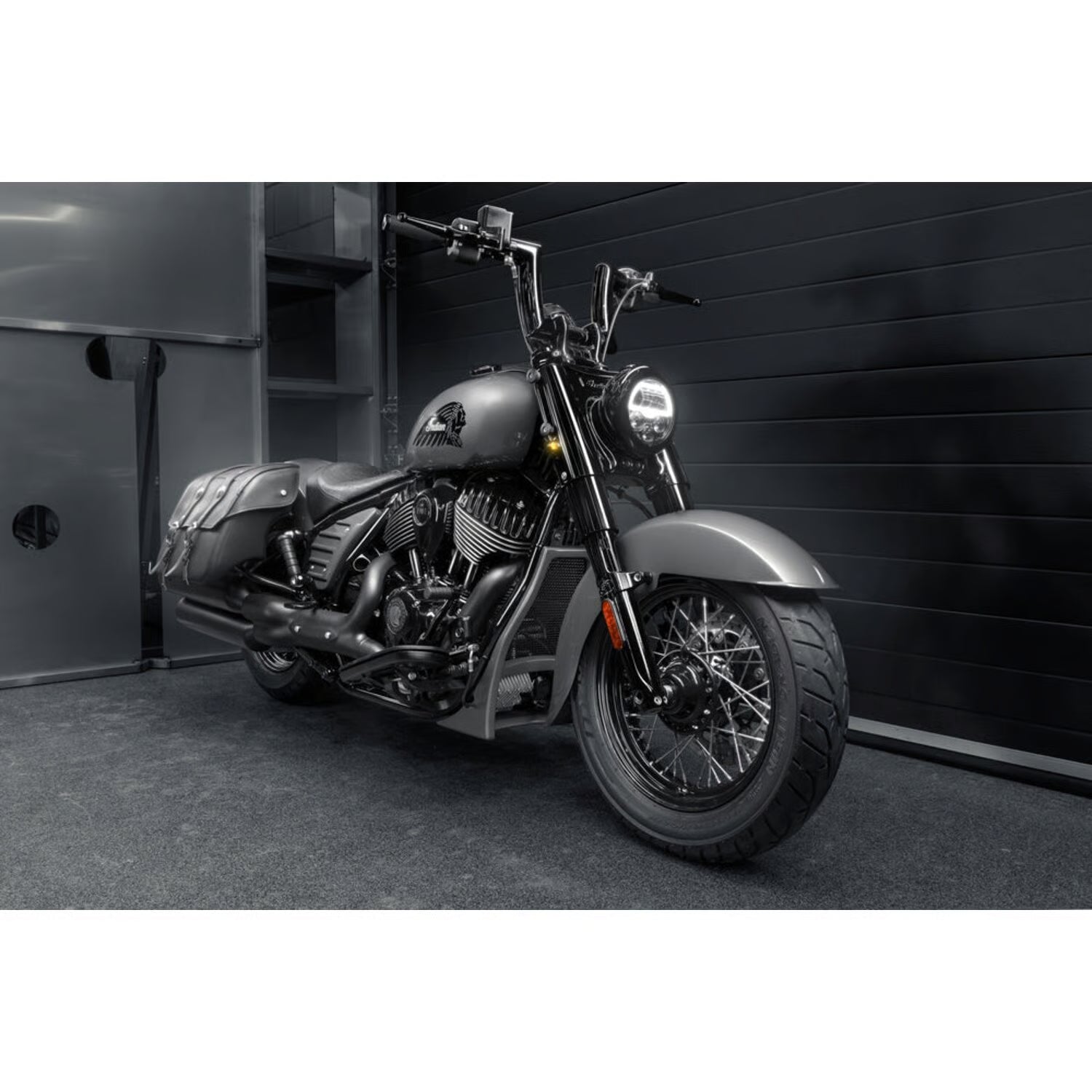 Manillar Killer Bull 2 Fat 12" negro para Indian
