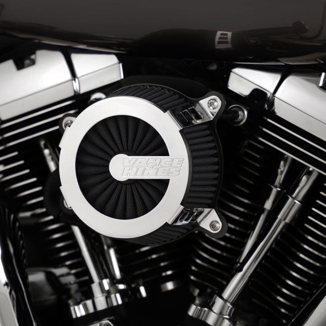 Filtro Aire Vance & Hines Cage Fighter Cromado Para Harley Davidson