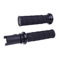 ODI Hart-Luck Locking Grips, Vollschwarze Waffel-Brustgriffe für Harley Davidson V-Twin