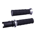 ODI Hart-Luck Locking Grips, Full Waffle Chest Silver für Harley Davidson V-Twin