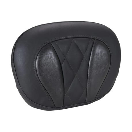 Mustang, almohadilla trasera para respaldo de respaldo. Negro. Diamante de lujo