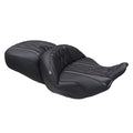 Mustang, asiento Super Touring. Diamante de lujo. Negro