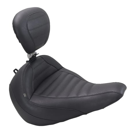 Mustang, Tuck & Roll solo seat for Harley Davidson Softail Touring