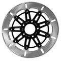 Polished 9-Spoke Front Brake Disc for Harley Davidson