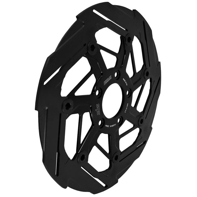 Bremsscheibe vorne rechts 7 Speichen Schwarz für Harley Davidson