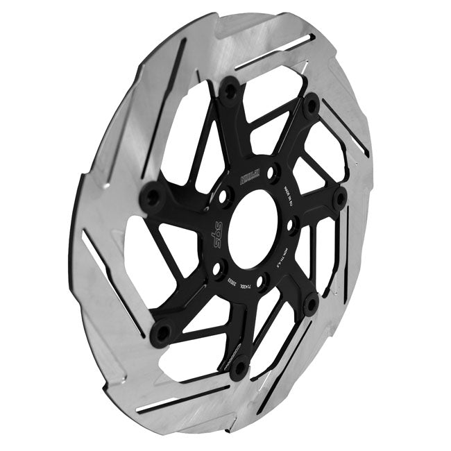 Bremsscheibe vorne links 7 Speichen poliert für Harley Davidson