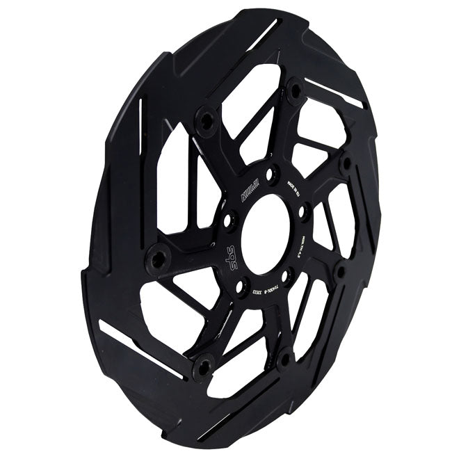 Bremsscheibe vorne links 7 Speichen Schwarz für Harley Davidson