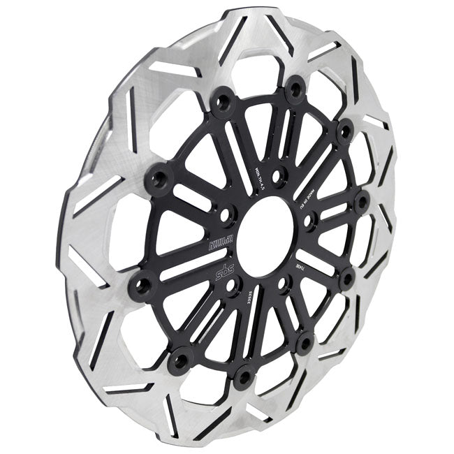 Polierte 10-Speichen-Vorderradbremsscheibe für Harley-Davidson