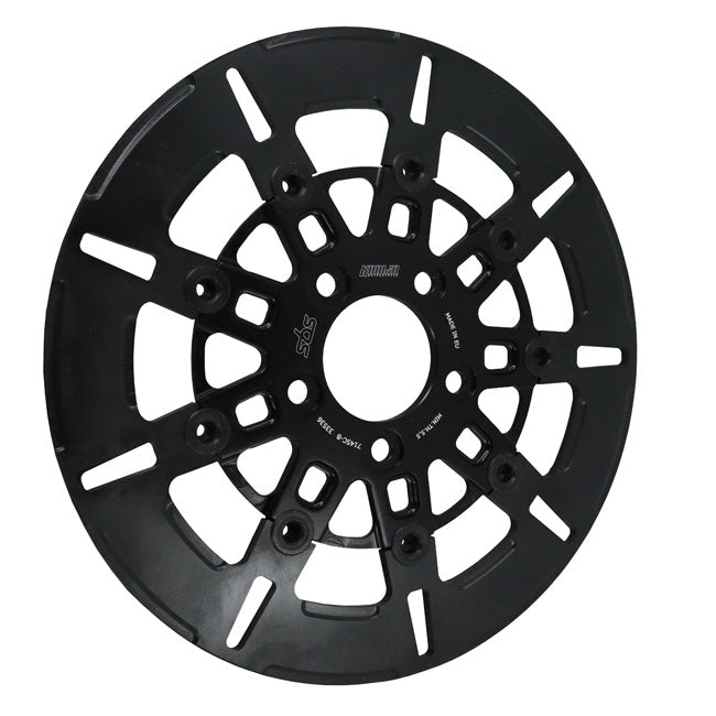 Schwarze 9-Speichen-Hinterradbremsscheibe für Harley-Davidson