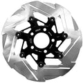 Rear Brake Disc 7 Spokes Black For Harley Davidson