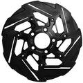 Rear Brake Disc 7 Spokes Black For Harley Davidson