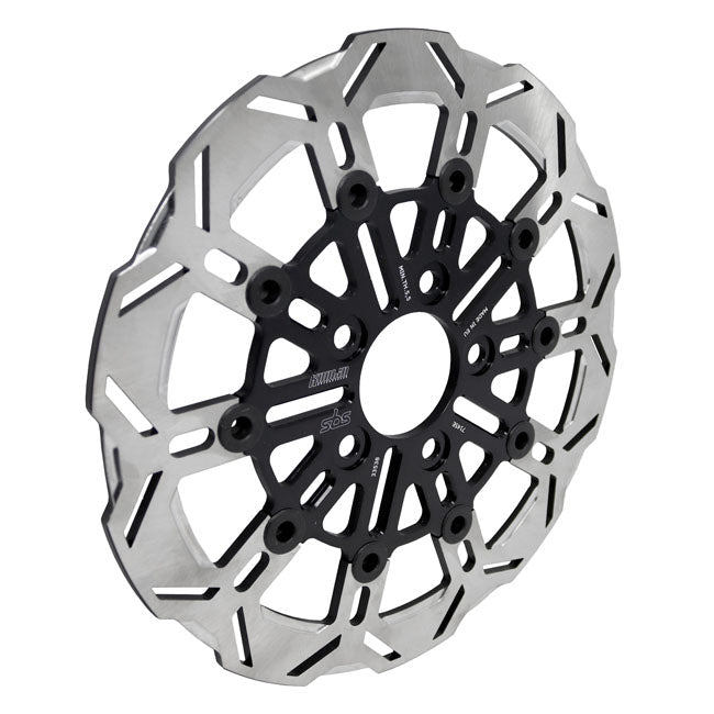 Polierte 10-Speichen-Hinterradbremsscheibe für Harley-Davidson