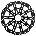 Rear Brake Disc 10 Spokes Black For Harley Davidson