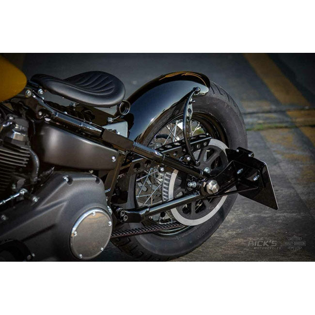 Kurzer seitlicher Kennzeichenhalter für Harley Davidson