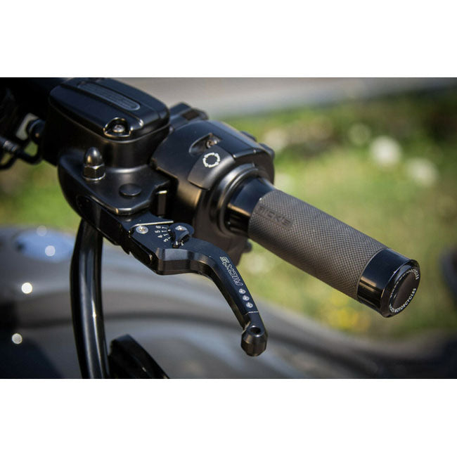 Juego Manetas Freno Y Embrague Good Guys Negro Para Harley Davidson