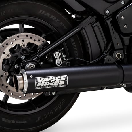 Vance & Hines, Supersport-Auspuff schwarz für Harley Davidson
