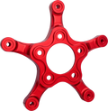 Adaptador De Rotor Spider Rojo Para Harley Davidson FLT 24-UP