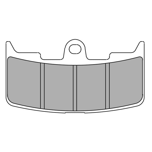 Ferodo, gesinterte ST-Verbundbremsbeläge für Buell