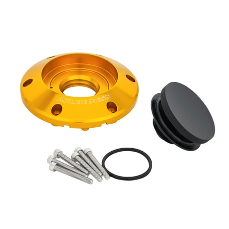 Arlen Ness,Tapón de gasolina Pop-Up dorado para Harley Davidson Touring 2024+