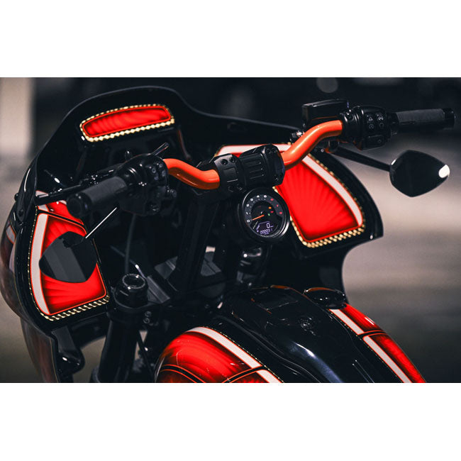 7" Clubstyle-Lift-Kit mit "S"-Kickback für Harley Davidson