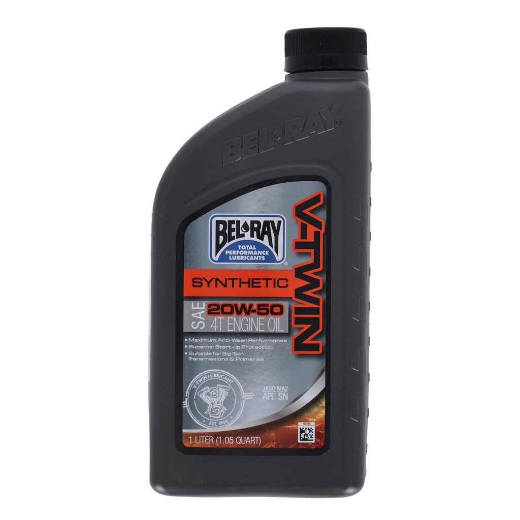 Aceite Sintético Motor Bel-Ray 20W50 1L Para Harley Davidson V-Twin