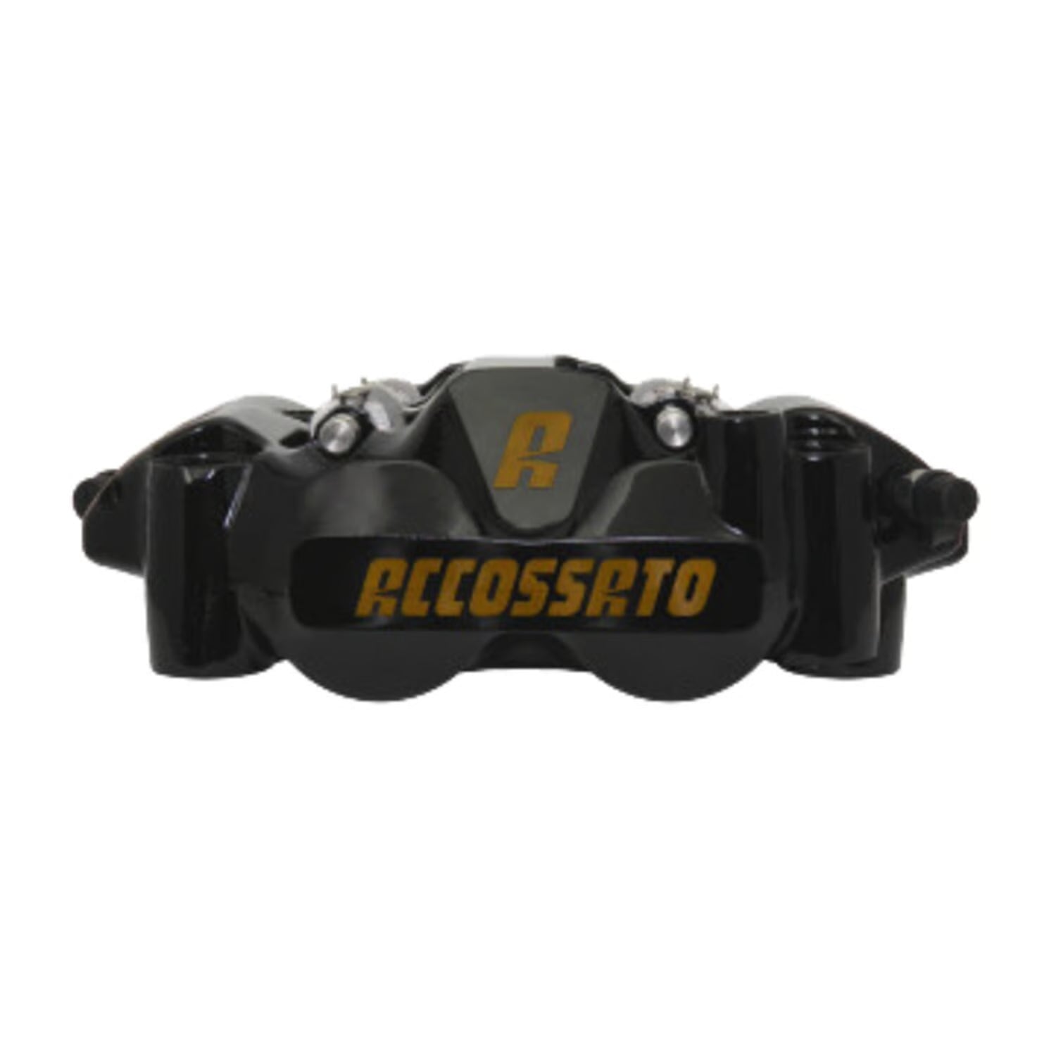 Pinza de freno radial monobloque Accossato 108 mm derecho para moto