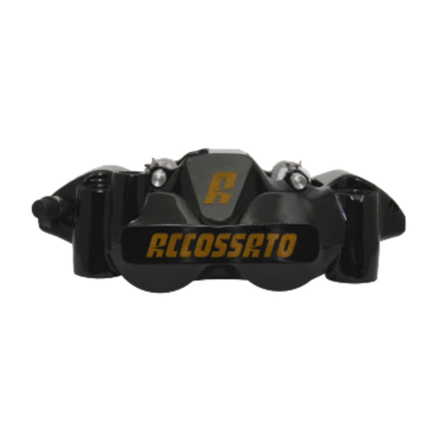 Pinza de freno radial monobloque Accossato 108 mm izquierdo para moto