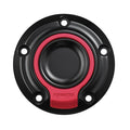 Fangster, cobertura de puntos. negro rojo