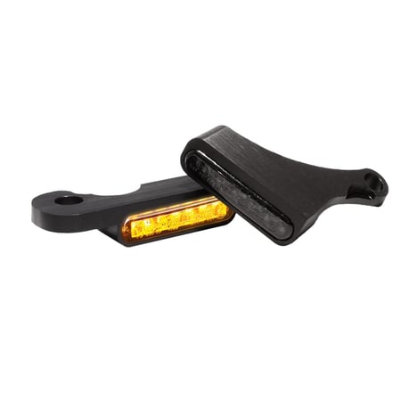 HeinzBikes, 'Stripes' below bar turn signals. Black no PL