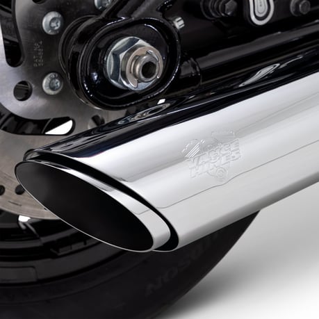 Vance & Hines, silenciador deslizante Twin Slash. Cromo