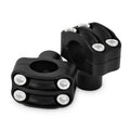 Burly, kit elevador Reaper. 1.5" de alto. 8 pernos, 2 piezas. Negro