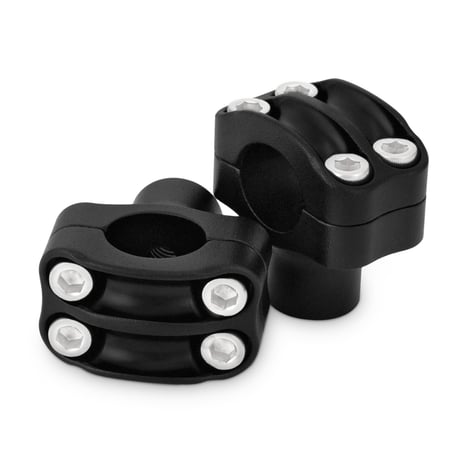 Burly, kit elevador Reaper. 1.5" de alto. 8 pernos, 2 piezas. Negro