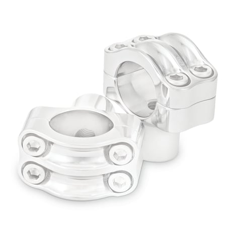 Burly, kit elevador Reaper. 1.5" de alto. 8 pernos, 2 piezas. Cromado