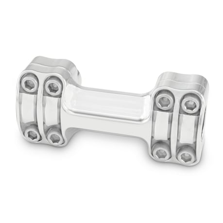 Burly, kit elevador Reaper. 1.5" de alto. 8 pernos, 1 pieza. Cromado