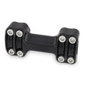 Burly, kit elevador Reaper. 1.5" de alto. 8 pernos, 1 pieza. Negro