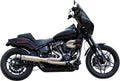 Escape 2-in-1 Qualifier aus gebürstetem Edelstahl für Harley Davidson Softail
