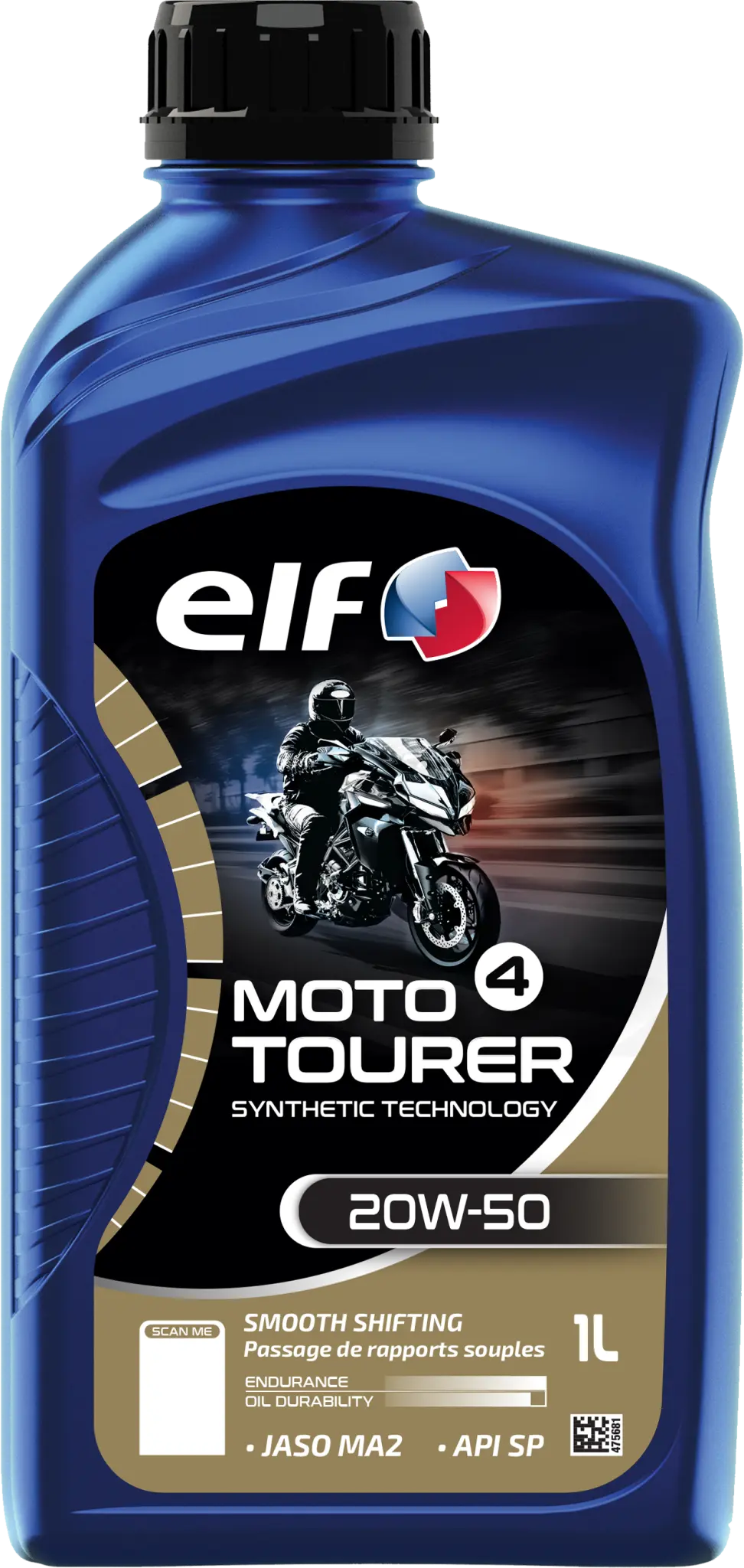 Aceite motor 4 T 20W-50 para moto 1L