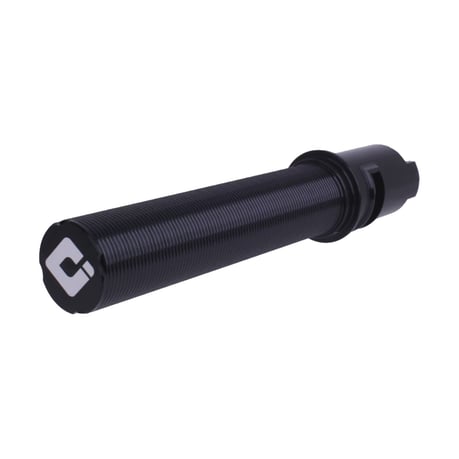 ODI, tubo de acelerador de aleación Fusion V-twin. Negro