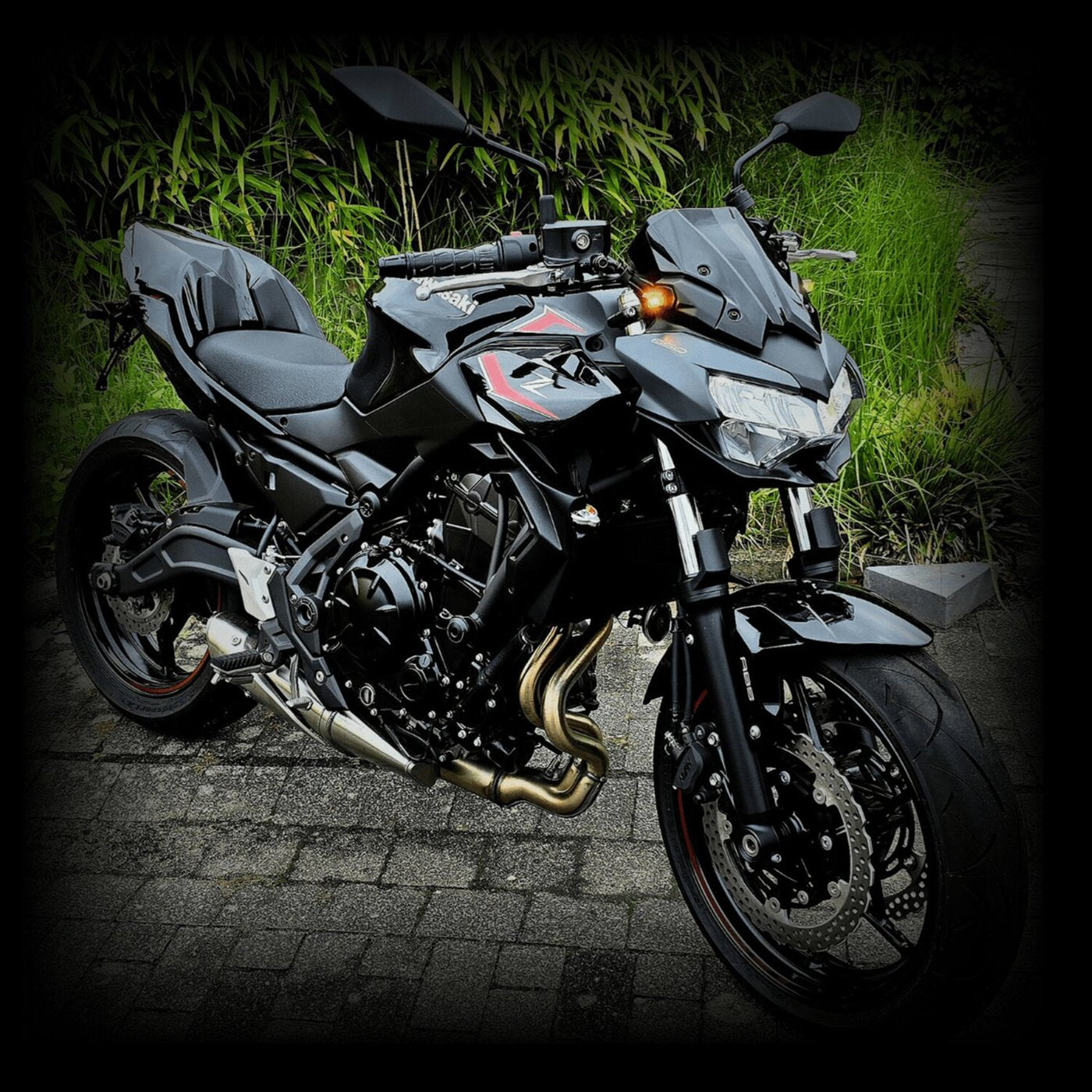 Kellermann, LED-Blinker 'Blisk' schwarz für Harley Davidson
