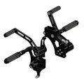 Rick's Motorcycles, kit de control de avance +2". AK 4.7. Negro