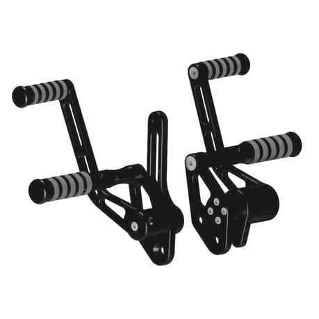 Rick's Motorcycles, + kit control avance 2,5". O-Ring. Negro