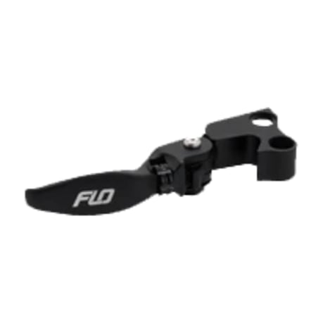 Flo Motorsports, MX style brake & clutch levers. Short. Blck
