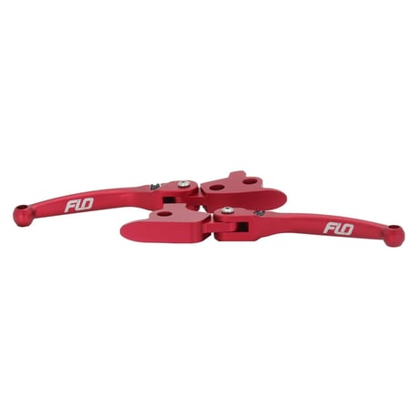 Flo Motorsports, juego de palancas de freno y embrague estilo MX. Rojo
