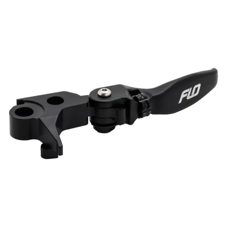Flo Motorsports, MX style brake & clutch levers. Short. Blck