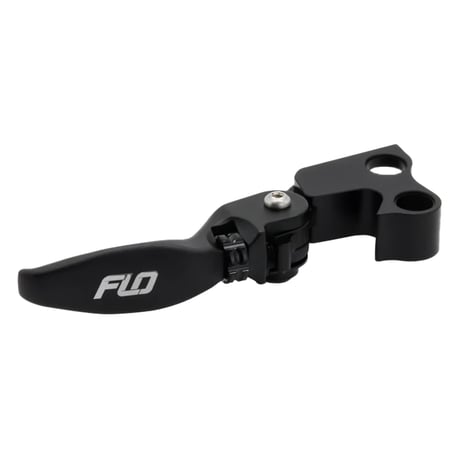Flo Motorsports, MX style brake & clutch levers. Short. Blck