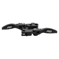 Flo Motorsports, MX style brake & clutch lever set. Black