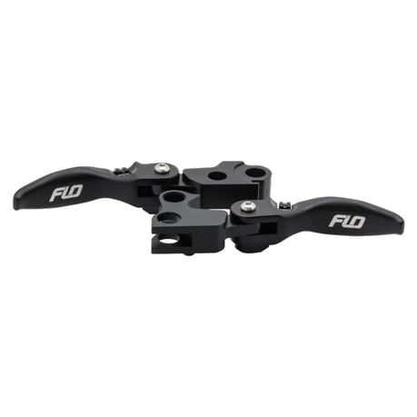 Flo Motorsports, MX style brake & clutch lever set. Black