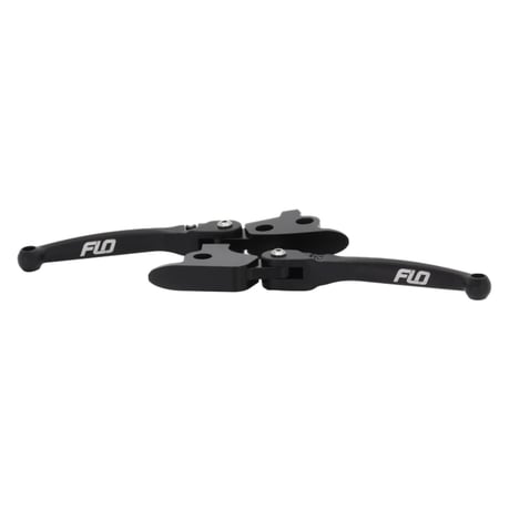 Flo Motorsports, MX style brake & clutch lever set. Black