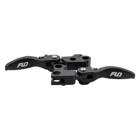 Flo Motorsports, MX style brake & clutch lever set. Black