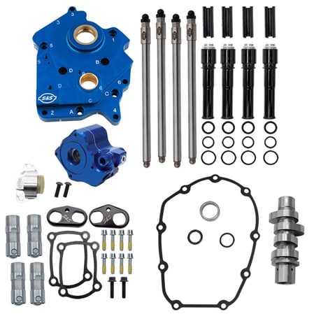 S&S, Transmisión por cadena HPTS560 Kit de caja de levas